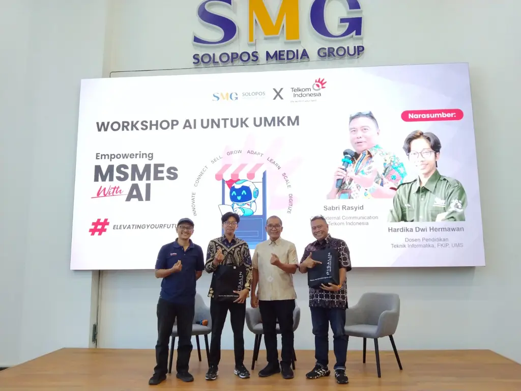 Telkom Ajak Pelaku UMKM Solo Cerdas Manfaatkan AI